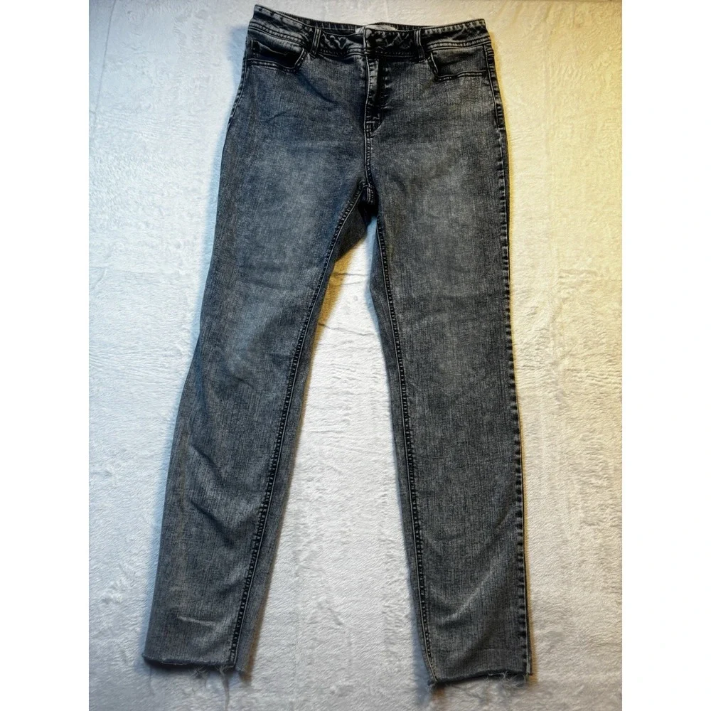 EST 1946 Denim Jeans Womens Size 12 Stonewash‎ Hi Rise Casual Distressed